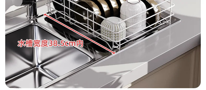 Kitchen Dish Rack with Handle Tableware Draining Basket Cup Plate Storage Organizer Multi-Use Draining And Storage Solution