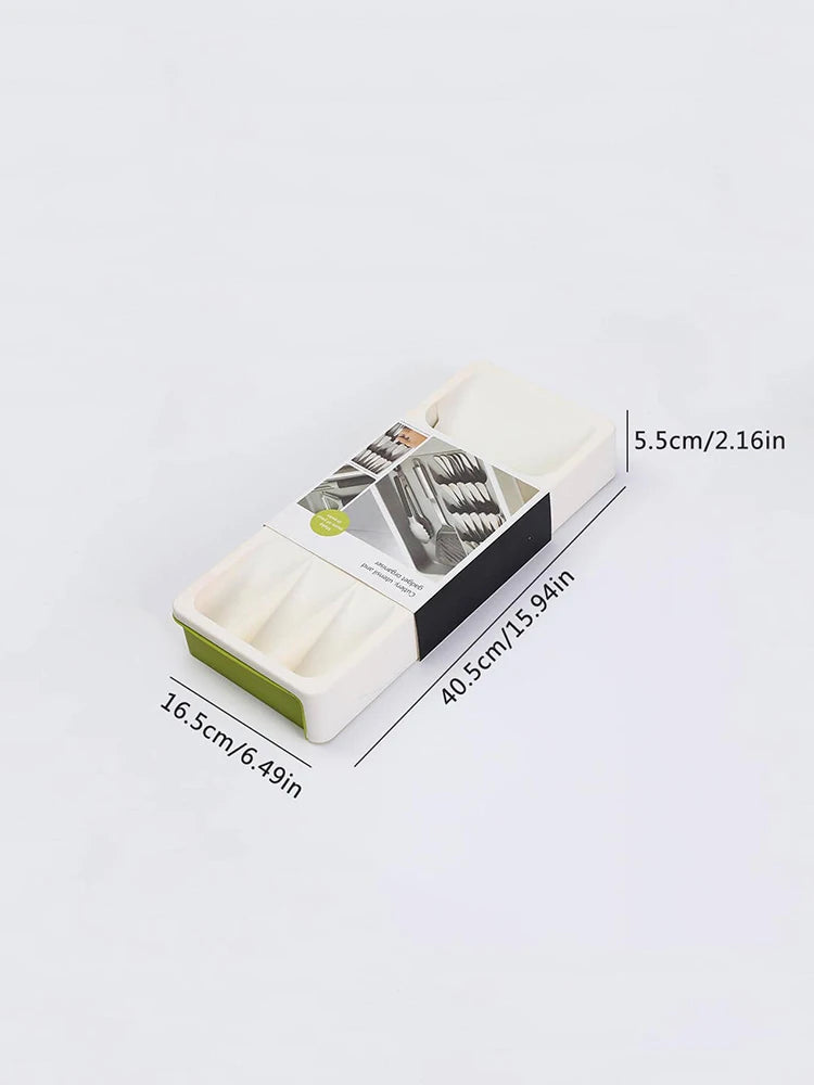 Kitchen Retractable Knife, Fork, Spoon Separation And Sorting Tableware Storage Box