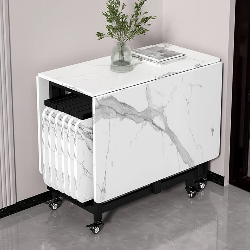 Italian Luxury Dining Tables Modern Foldable Unique Design Dining Tables Waterproof Elegant Muebles De Comedor Furniture Home